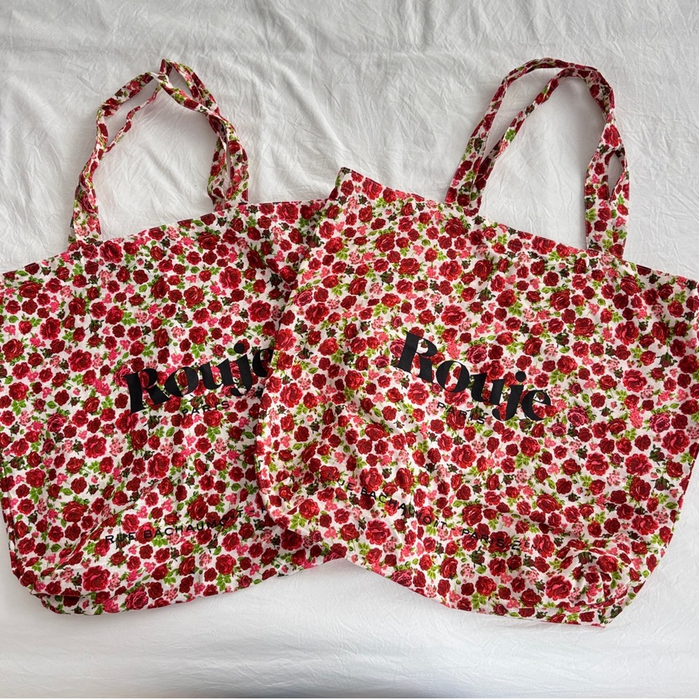 Floral Rouje Tote Bag